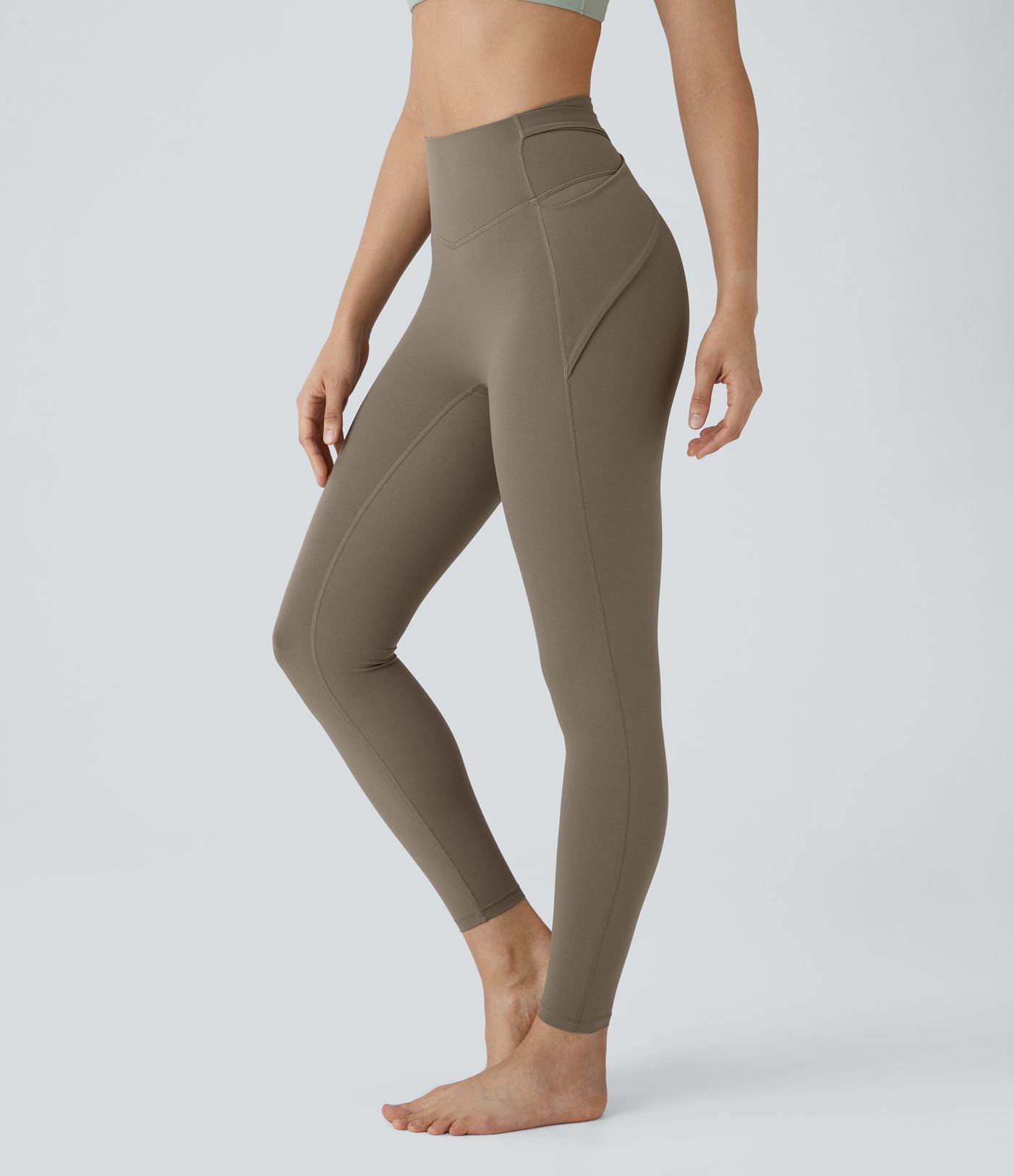Leggings Halara UltraSculpt™ entrenamiento tiro alto espalda entrecruzado 7/8