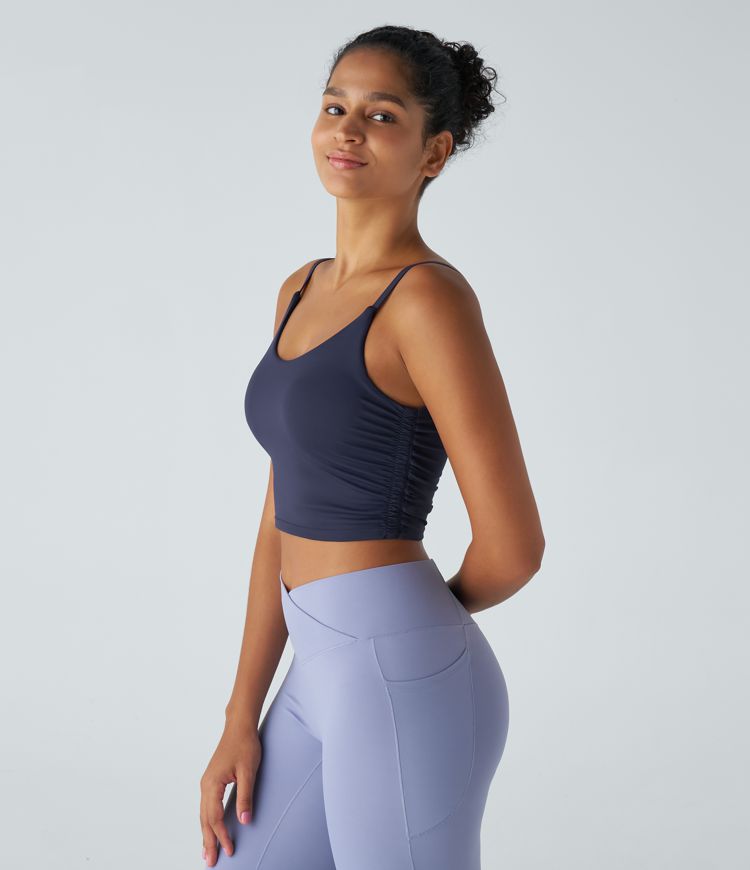 Camiseta Softlyzero™ QuickDry sin mangas corta correr secado rápido pliegue sin espalda