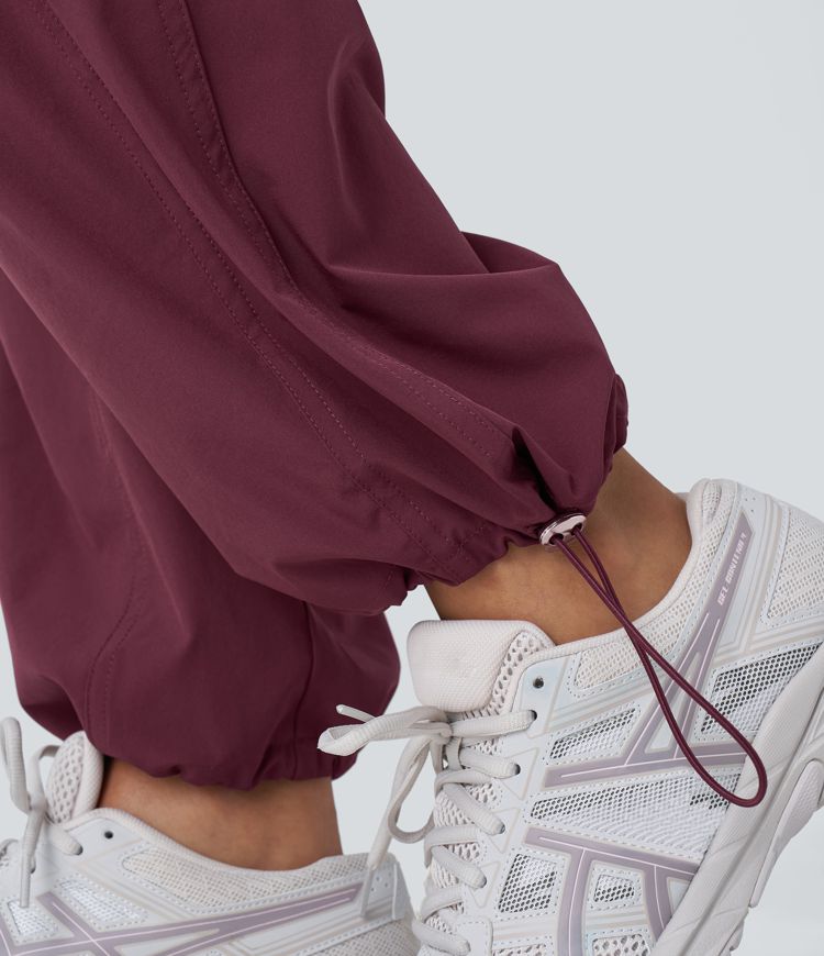 Mono Breezeful™ secado rápido cuello cuadrado sin espalda cordón bolsillo lateral cordón ajustable