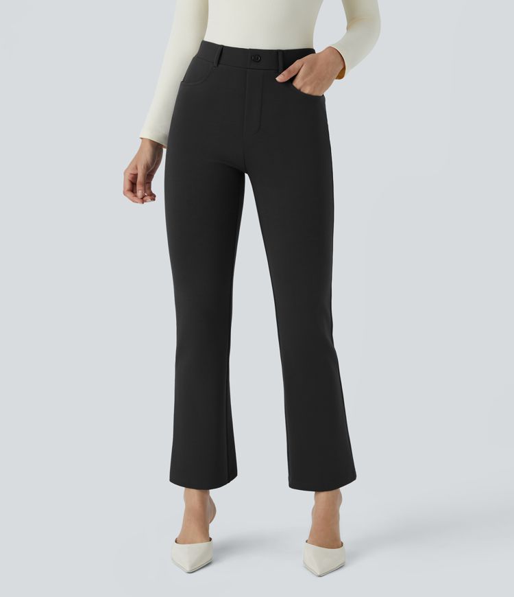 Halara Flex™ High Waisted Side Pocket Slight Flare Work Pants