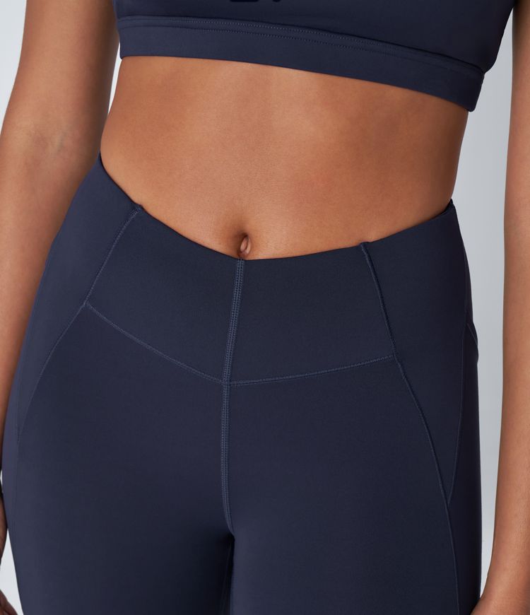 Pantalón corto SpeedWave™ ciclista entrenamiento secado rápido bolsillo lateral tiro alto forma V 17.5cm