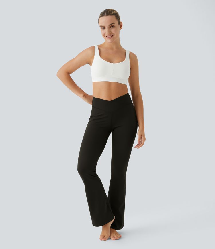 Softlyzero™ Low Support Crossover Backless Dance Sports Bra-UPF50+