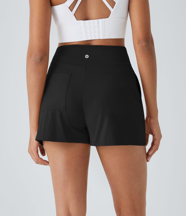 Softlyzero™ QuickDry High Waisted Multiple Pockets Workout Shorts