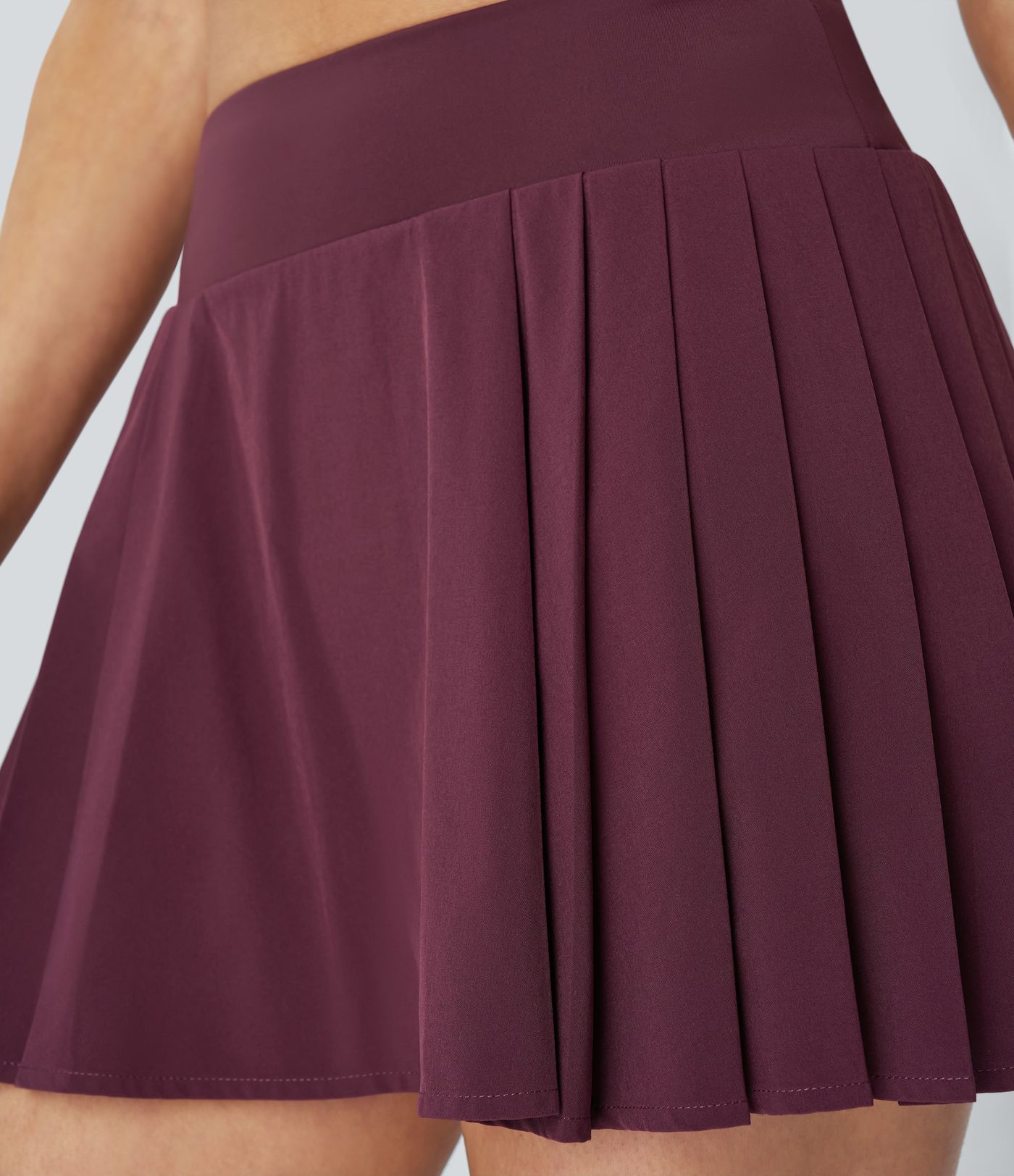 Breezeful™ High Waisted 2-in-1 Side Pocket Pleated Mini Quick Dry Tennis Skirt