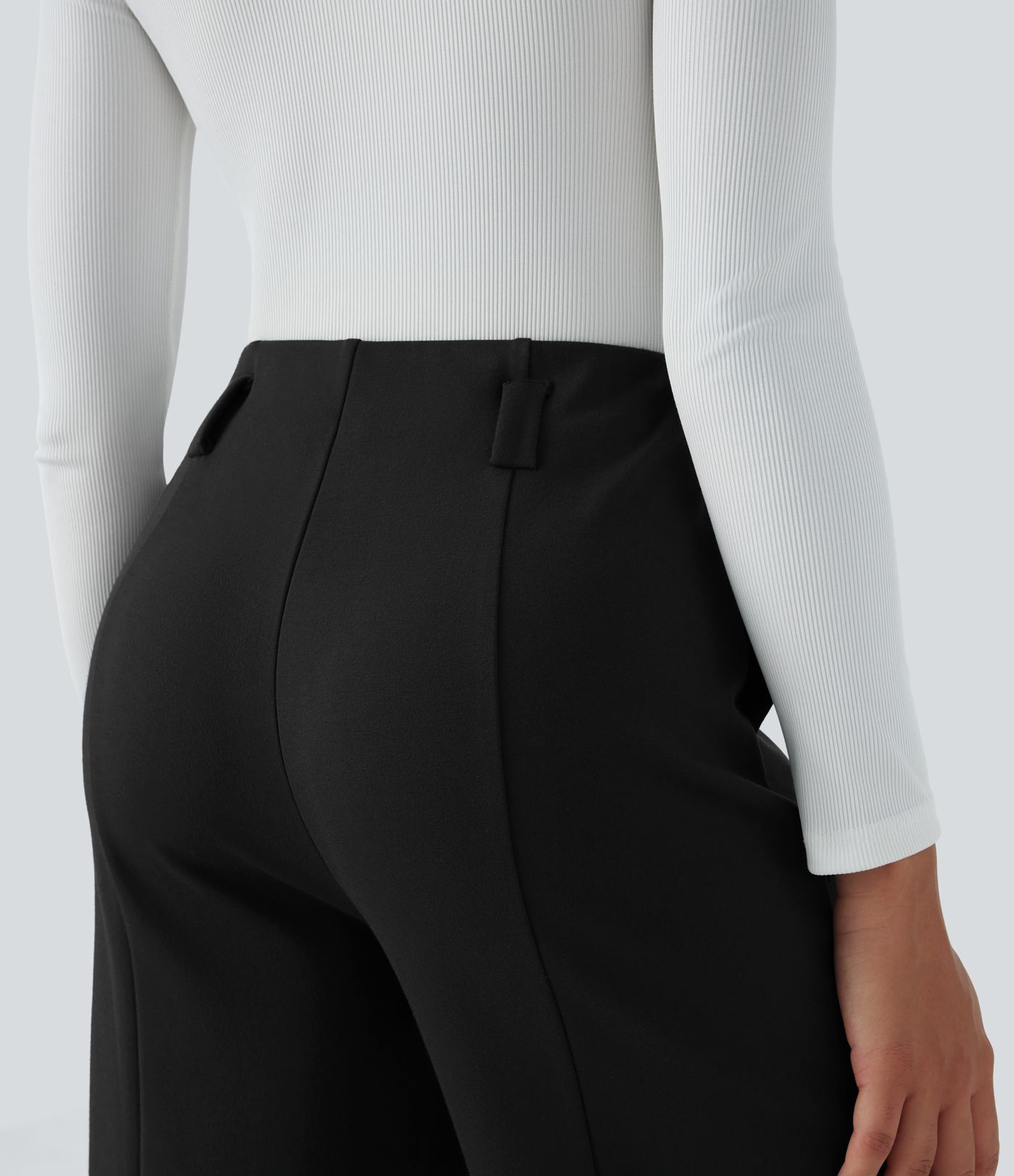 Halara Flex™ SculptKnit High Waisted Pocket Wide Leg Work Pants