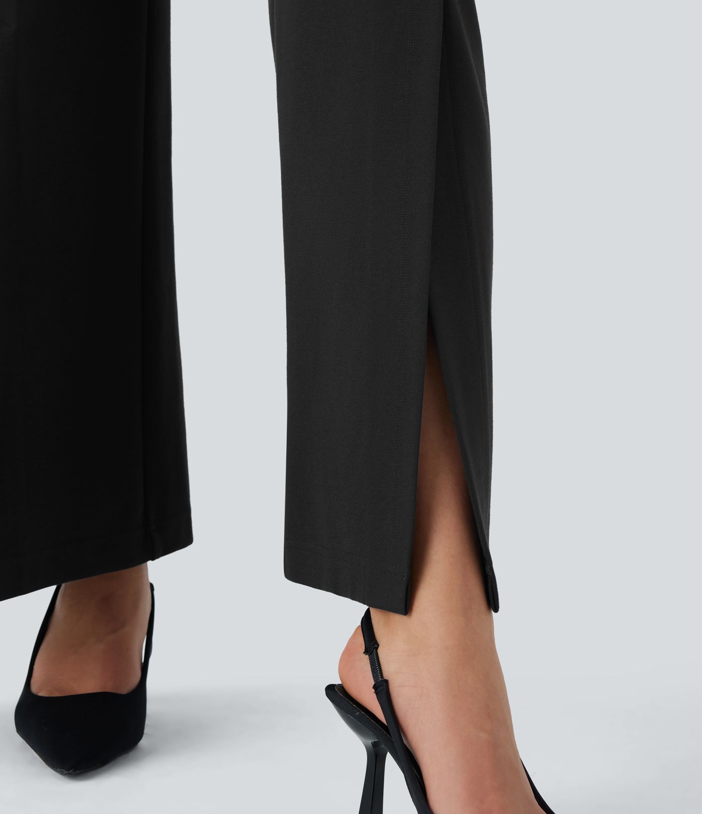 Halara Flex™ SculptKnit High Waisted Pocket Wide Leg Work Pants