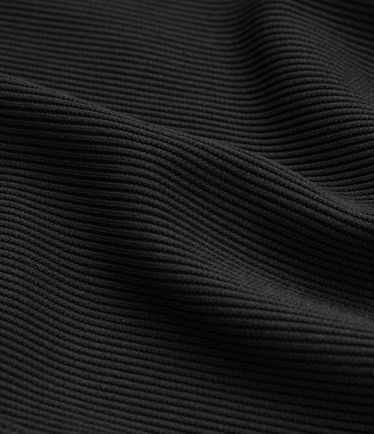 Ribbed knit high waist side pocket adjustable buckle hem casual jogger