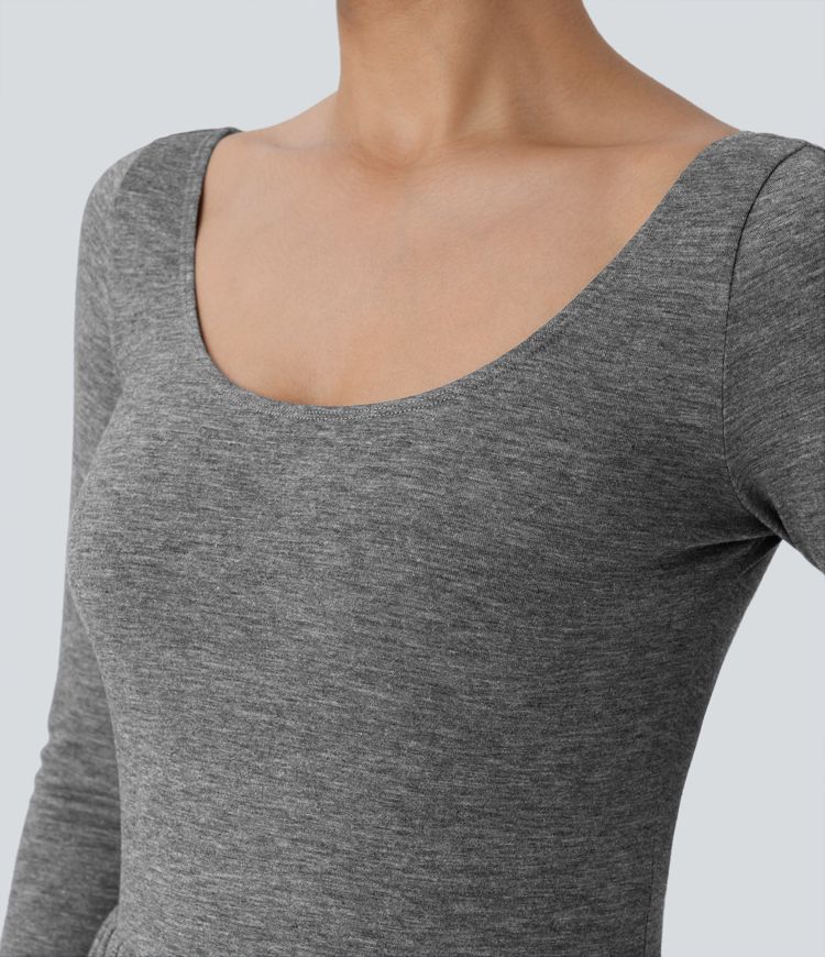 Scoop Neck Backless Side Pocket Casual Harem Jumpsuit