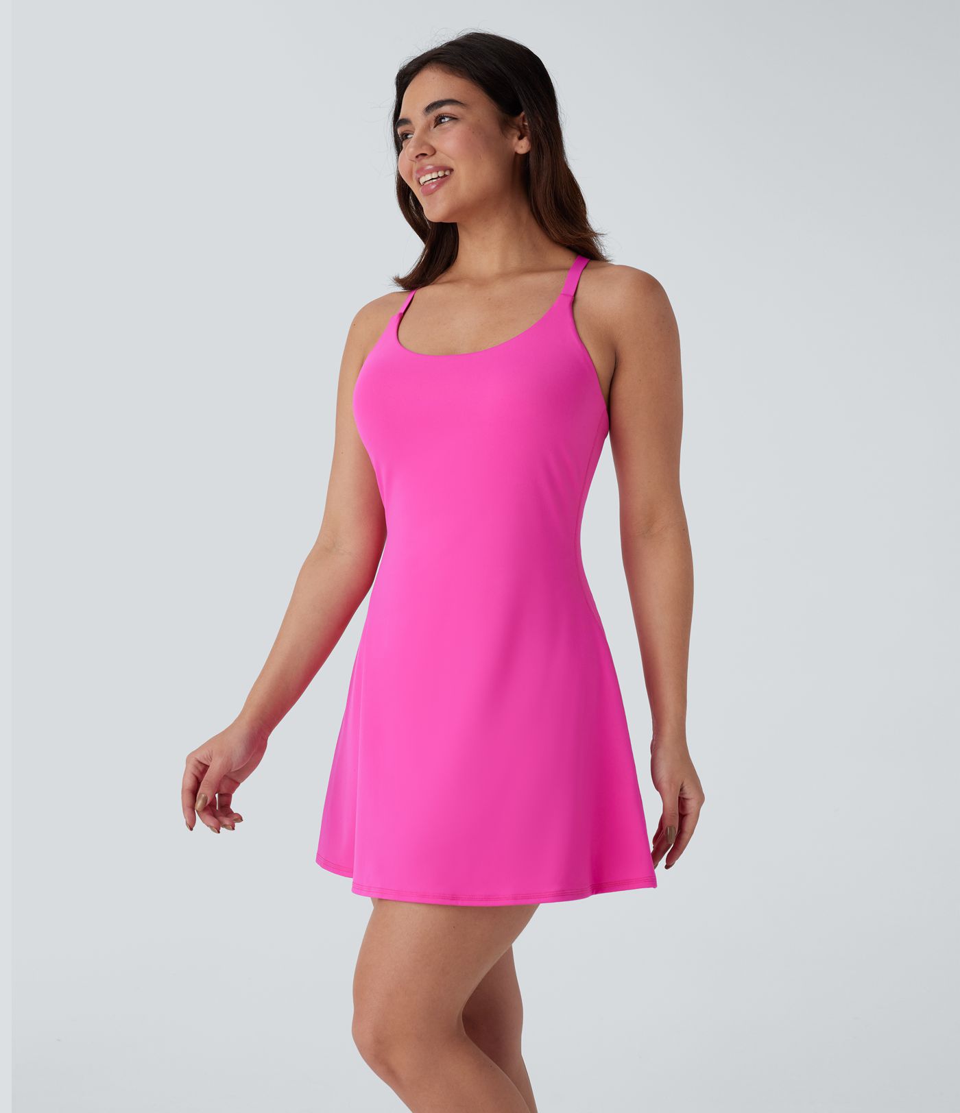 SoftlyZero™ Plush Molded Cups Dance Active Dress-Easy Peezy Edition D-F Cups