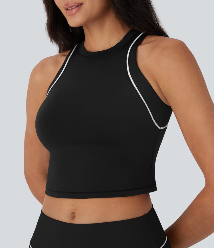 Camiseta corta sin mangas SpeedWave™ reflectante de secado rápido para running 