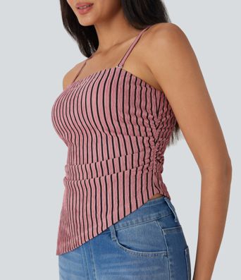 Nuimama petneša, asimetriška apačia, dryžuotas kasdienis topas