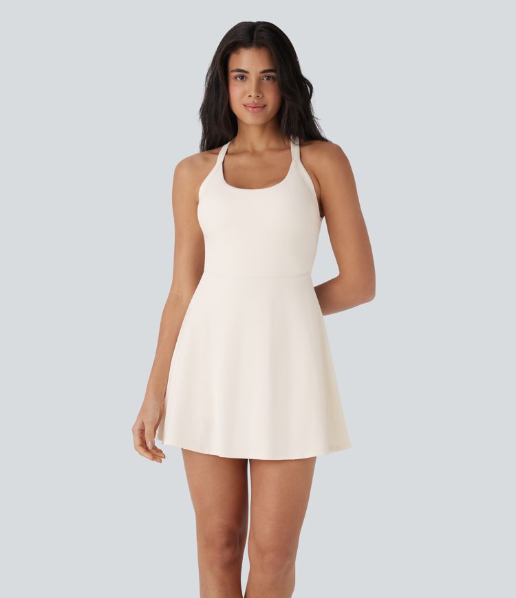 Backless Twisted Active Dress-Easy Peezy Edition