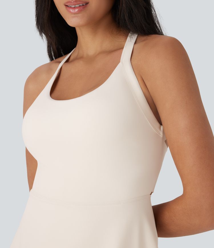 Softlyzero™ Airy Backless Twisted Cool Touch Dance Active Dress-Easy Peezy Edition