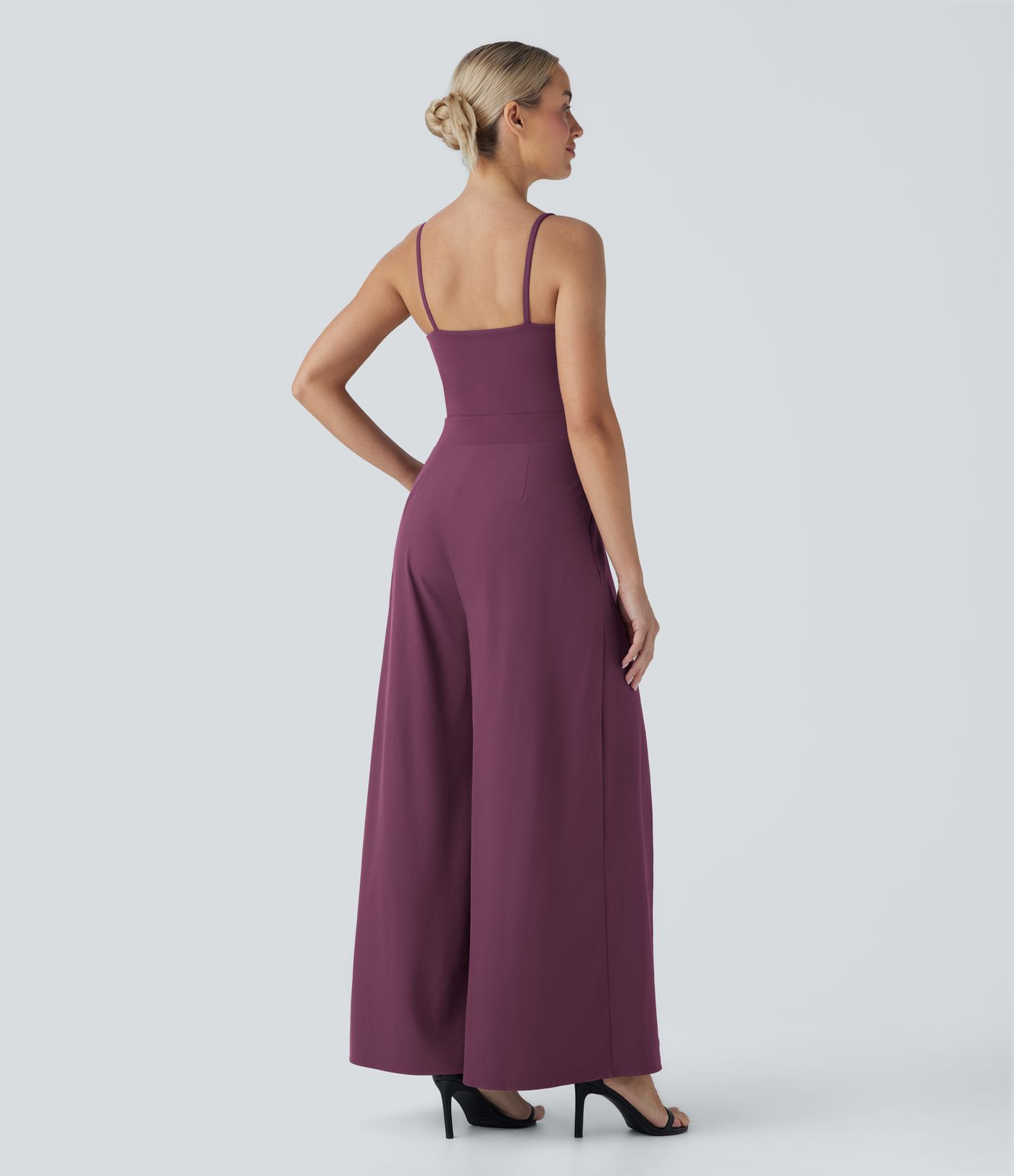 Mono casual de pierna ancha Breezeful™ de secado rápido con bolsillos