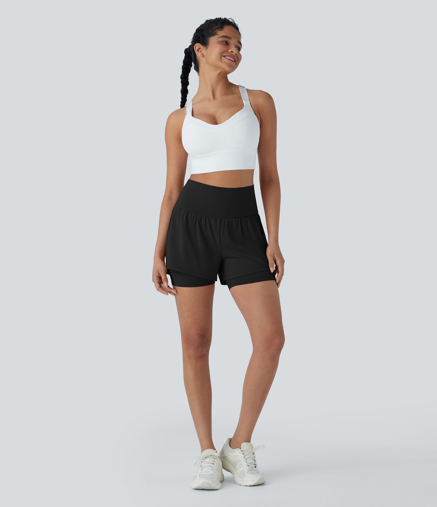 Softlyzero™ Airy Super High Waisted 2-in-1  Yoga Shorts 5'' with Pockets