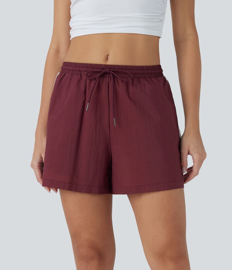 Pantalon De Loisirs Femme Stretch - Couleur Unie, Taille Haute, Avec Grandes Poches, Printemps/hiver