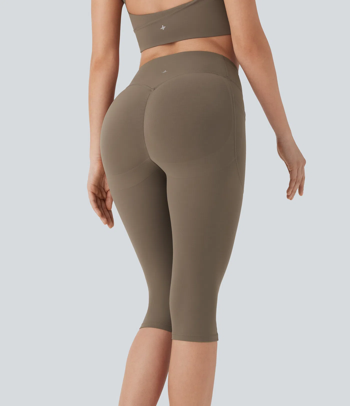 Halara UltraSculpt™ SoCinched High Waisted Scrunch Butt Lifting Tummy Control Shaping Training Pedal Pusher Leggings with Pockets