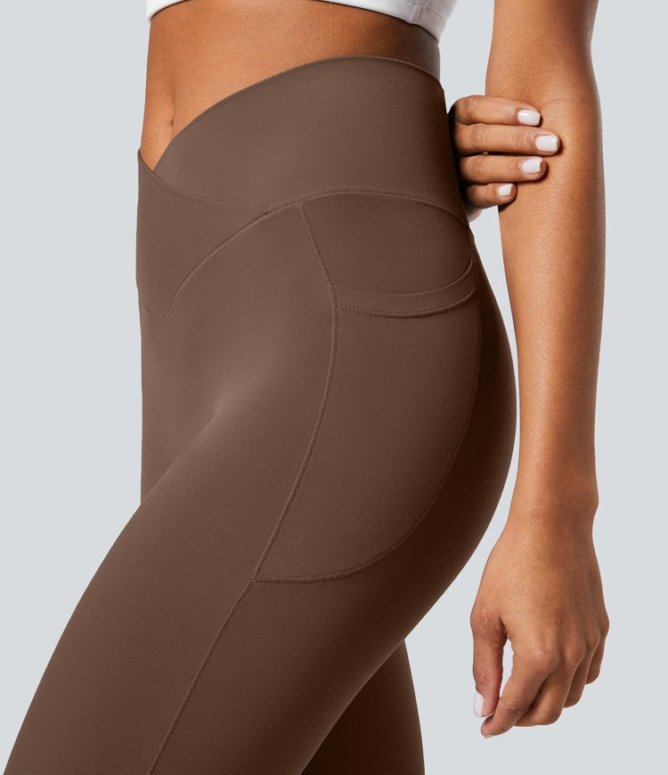 Leggings Softlyzero™ liso bolsillo cruzado -UPF50+
