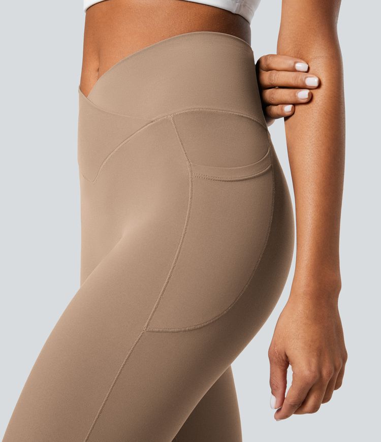 Leggings Softlyzero™ liso bolsillo cruzado -UPF50+