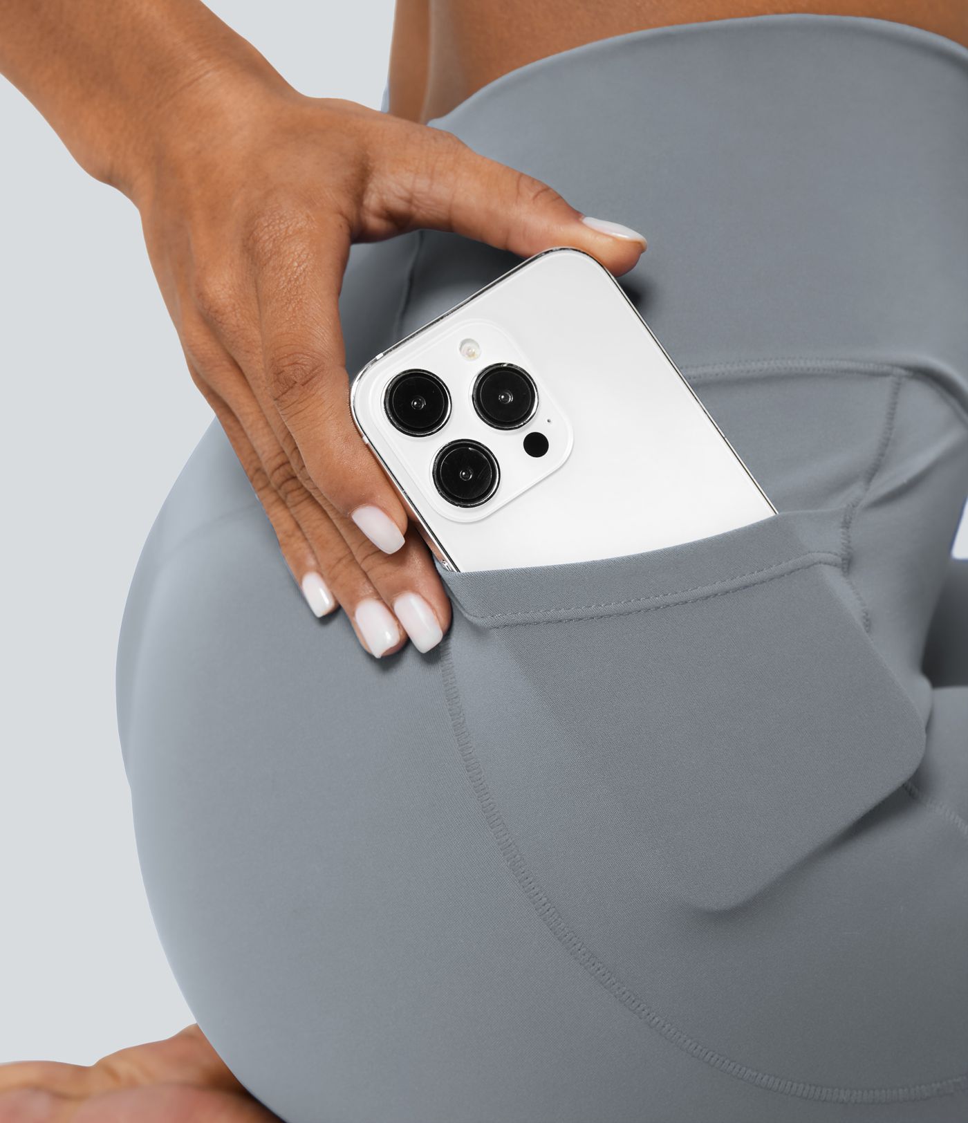 Leggings Softlyzero™ liso bolsillo cruzado -UPF50+