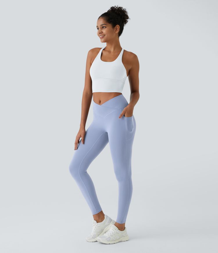 Leggings Softlyzero™ liso bolsillo cruzado -UPF50+