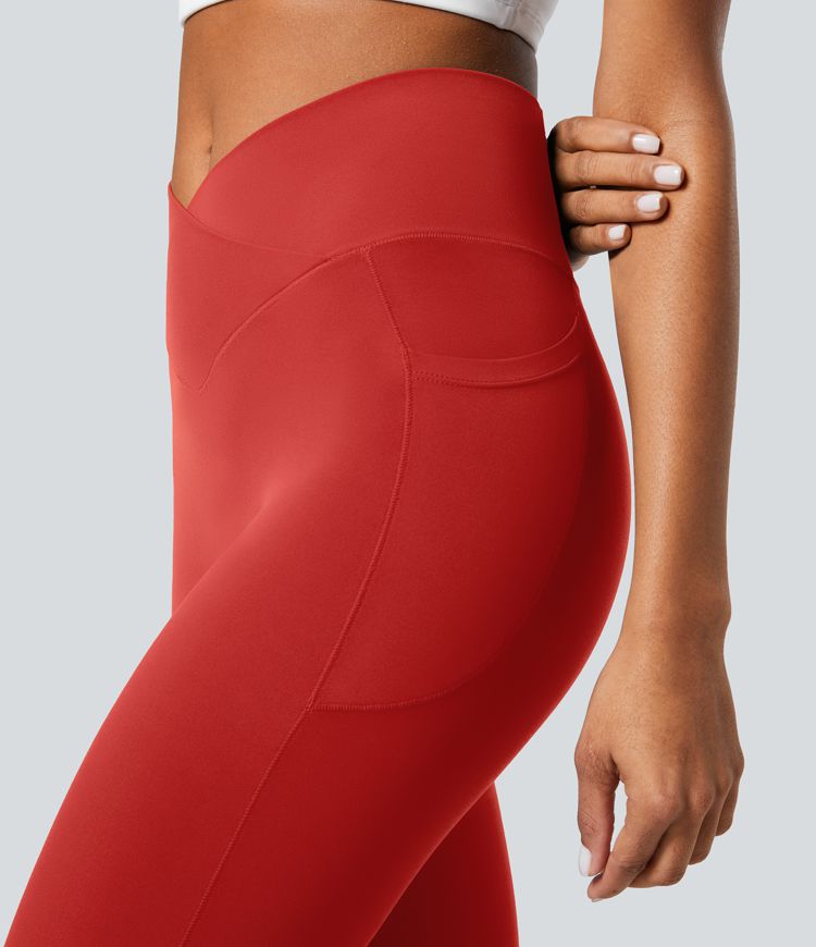 Leggings Softlyzero™ liso bolsillo cruzado -UPF50+