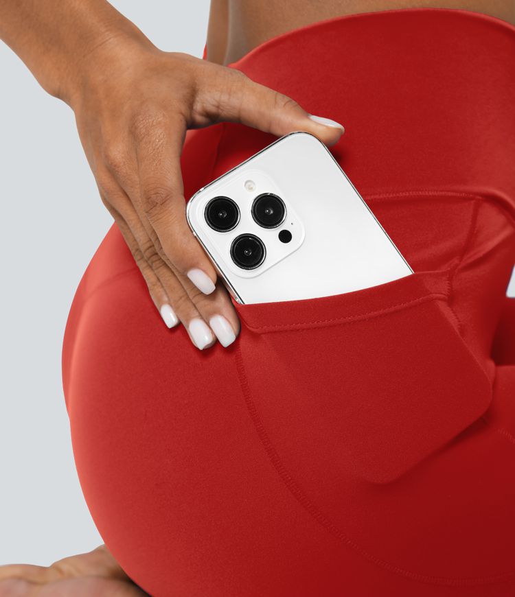 Leggings Softlyzero™ liso bolsillo cruzado -UPF50+