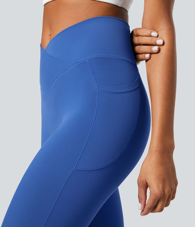 Leggings Softlyzero™ liso bolsillo cruzado -UPF50+