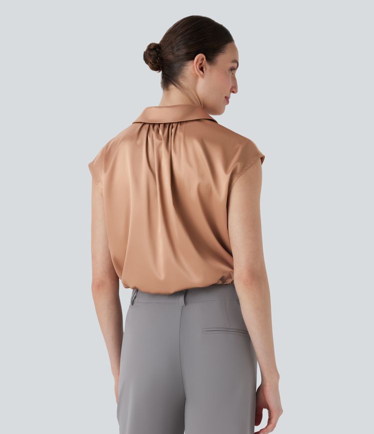 Cap Sleeve Work Shirt