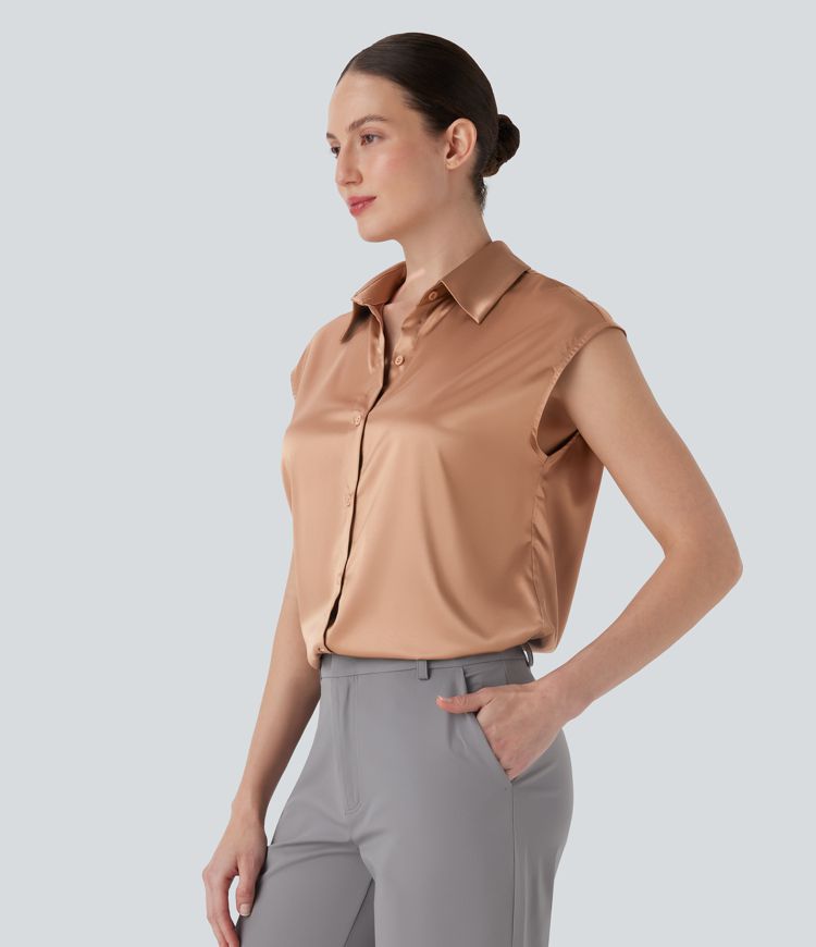 Cap Sleeve Work Shirt