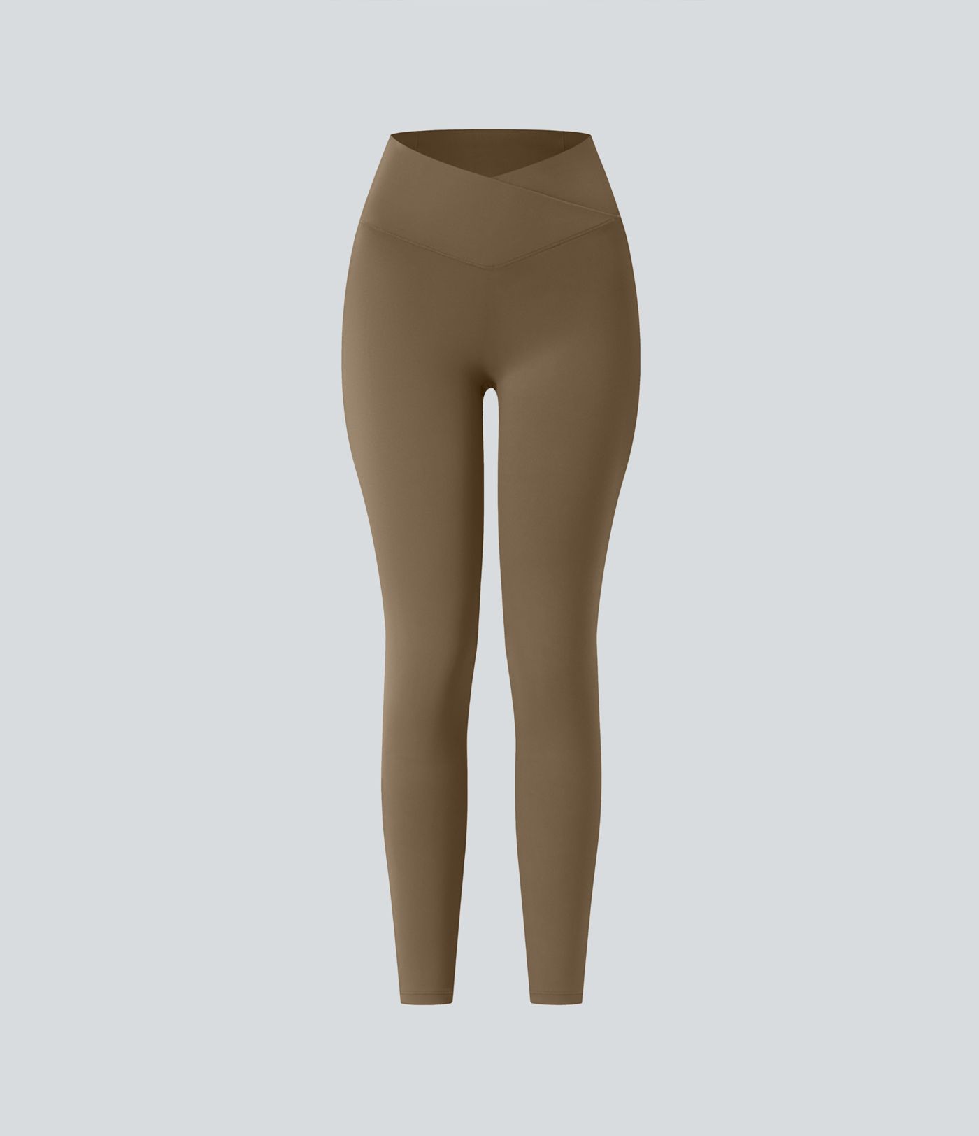 SoftlyZero™ Crossover Pocket Plain Leggings-UPF50+