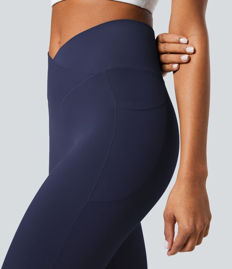 Leggings Softlyzero™ liso bolsillo cruzado -UPF50+