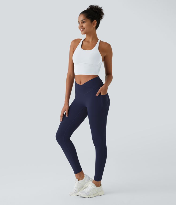 Leggings Softlyzero™ liso bolsillo cruzado -UPF50+