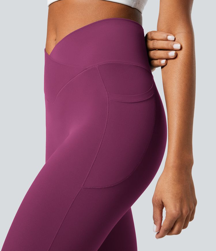 Leggings Softlyzero™ liso bolsillo cruzado -UPF50+