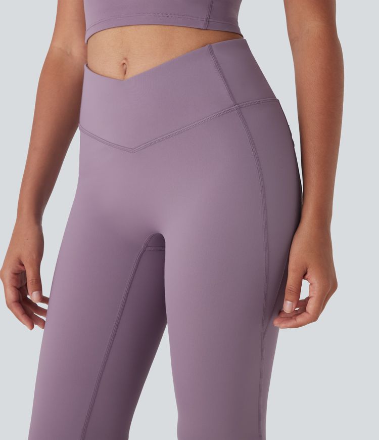 Leggings Halara UltraSculpt™ bell-bottom hiking pants UPF 50+ quick-drying with high-rise V-shaped waist with abdomen shaper and pockets