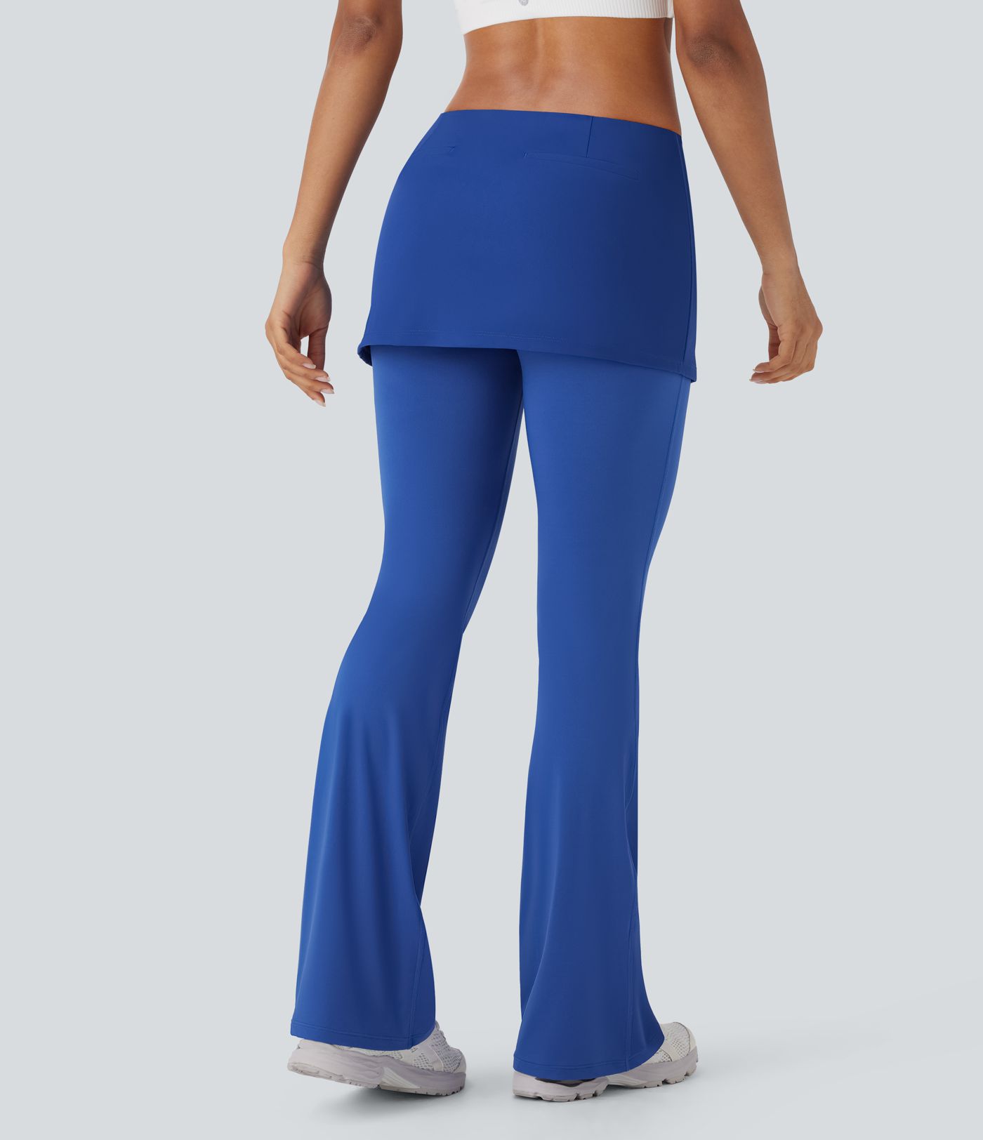 Mid Rise 2-in-1 Cool Touch Yoga Bootcut Pants