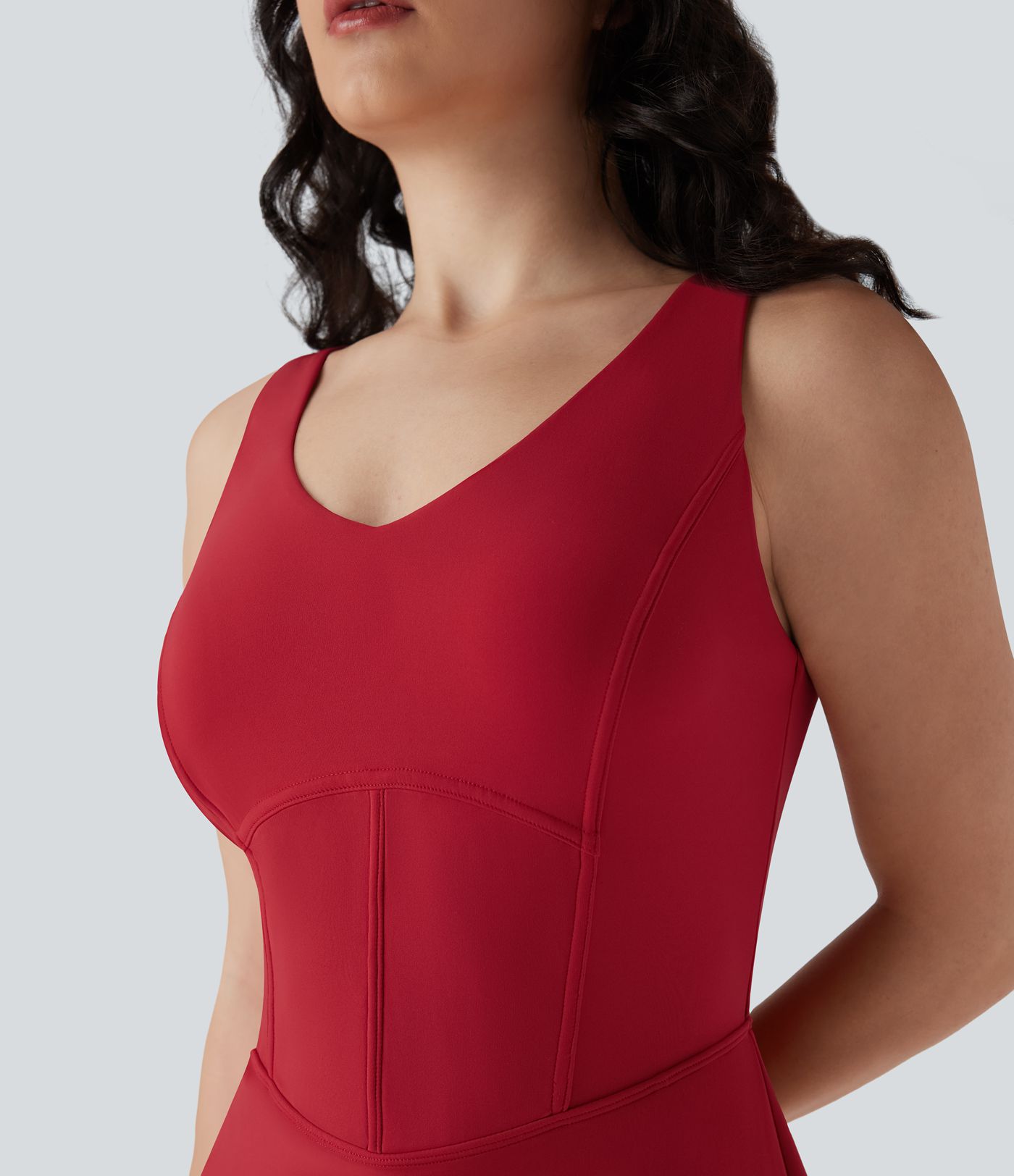 SoftlyZero™ Airy Corset 2-in-1 Cool Touch Mini Tennis Active Tank Dress with Pockets-Easy Peezy Edition