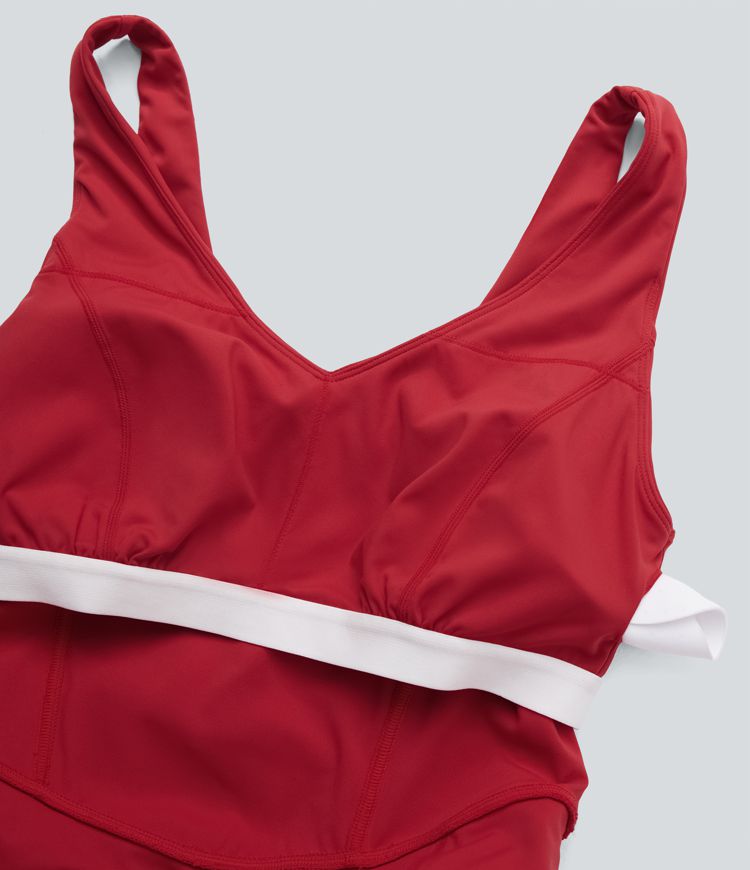 SoftlyZero™ Airy Corset 2-in-1 Cool Touch Mini Tennis Active Tank Dress with Pockets-Easy Peezy Edition