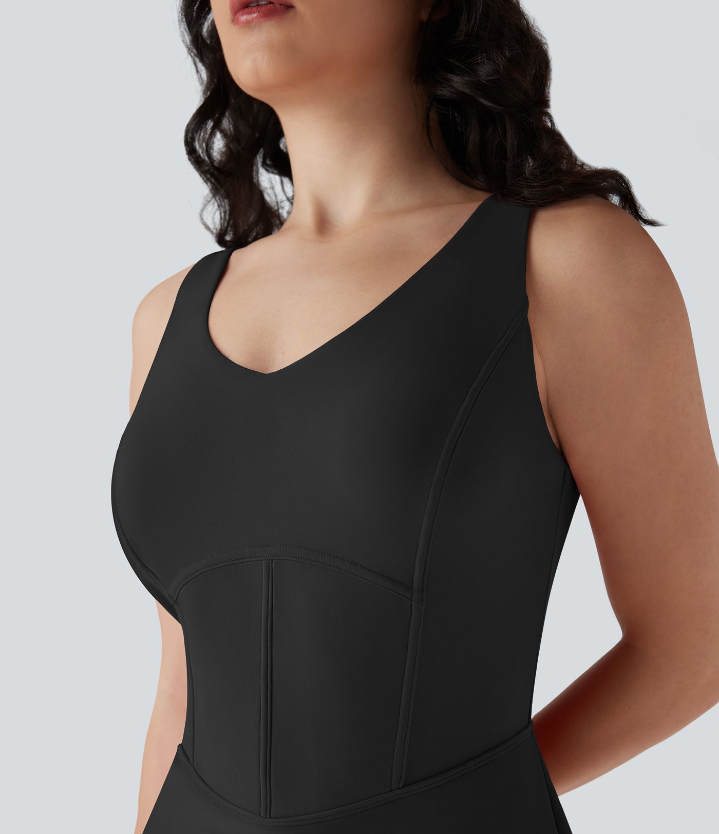 SoftlyZero™ Airy Corset 2-in-1 Cool Touch Mini Tennis Active Tank Dress with Pockets-Easy Peezy Edition