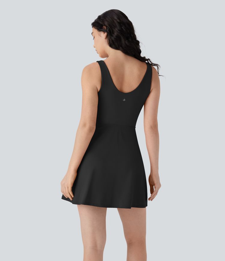 SoftlyZero™ Airy Corset 2-in-1 Cool Touch Mini Tennis Active Tank Dress with Pockets-Easy Peezy Edition