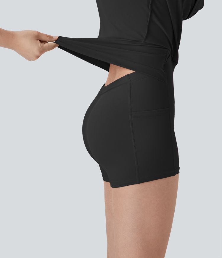 SoftlyZero™ Airy Corset 2-in-1 Cool Touch Mini Tennis Active Tank Dress with Pockets-Easy Peezy Edition