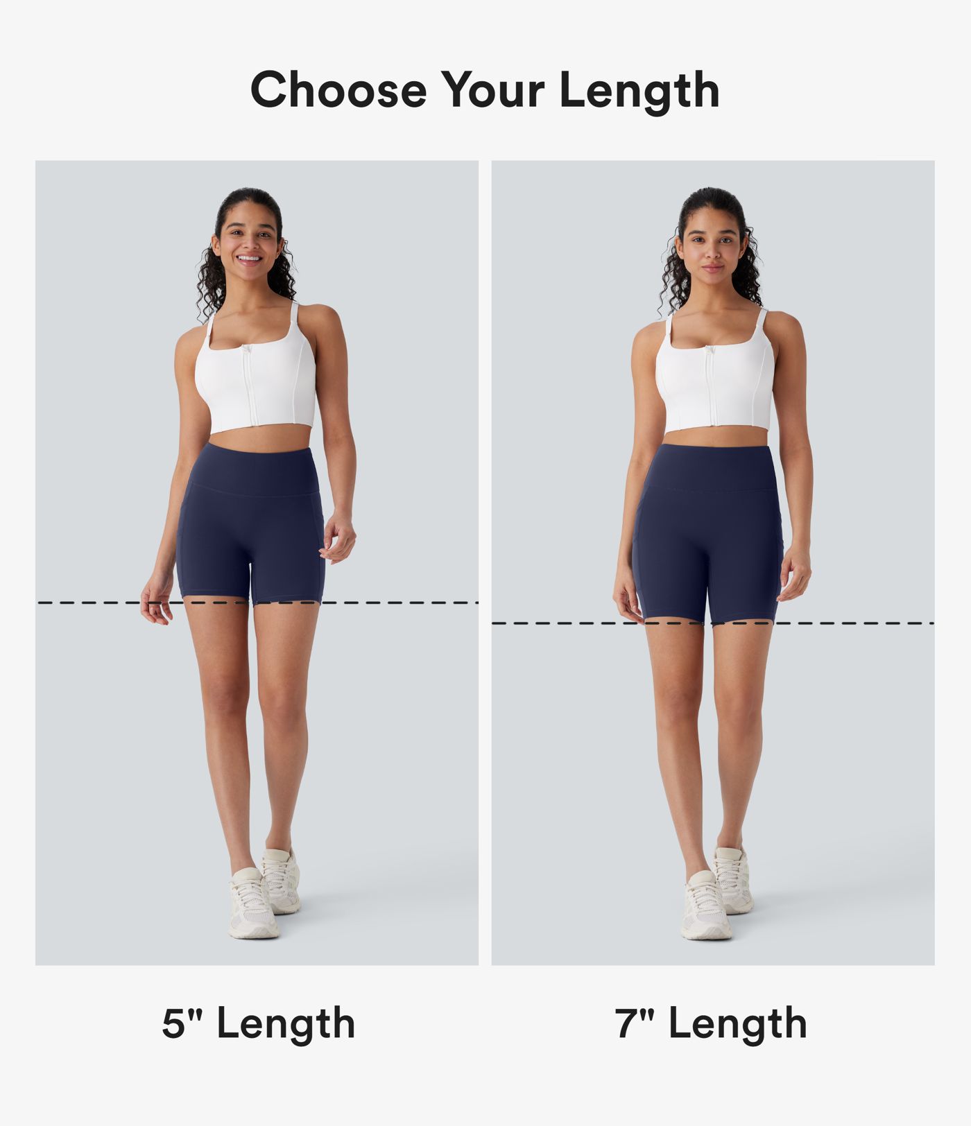Softlyzero™ High Waisted Double Pockets Yoga Biker Shorts 5''-UPF50+