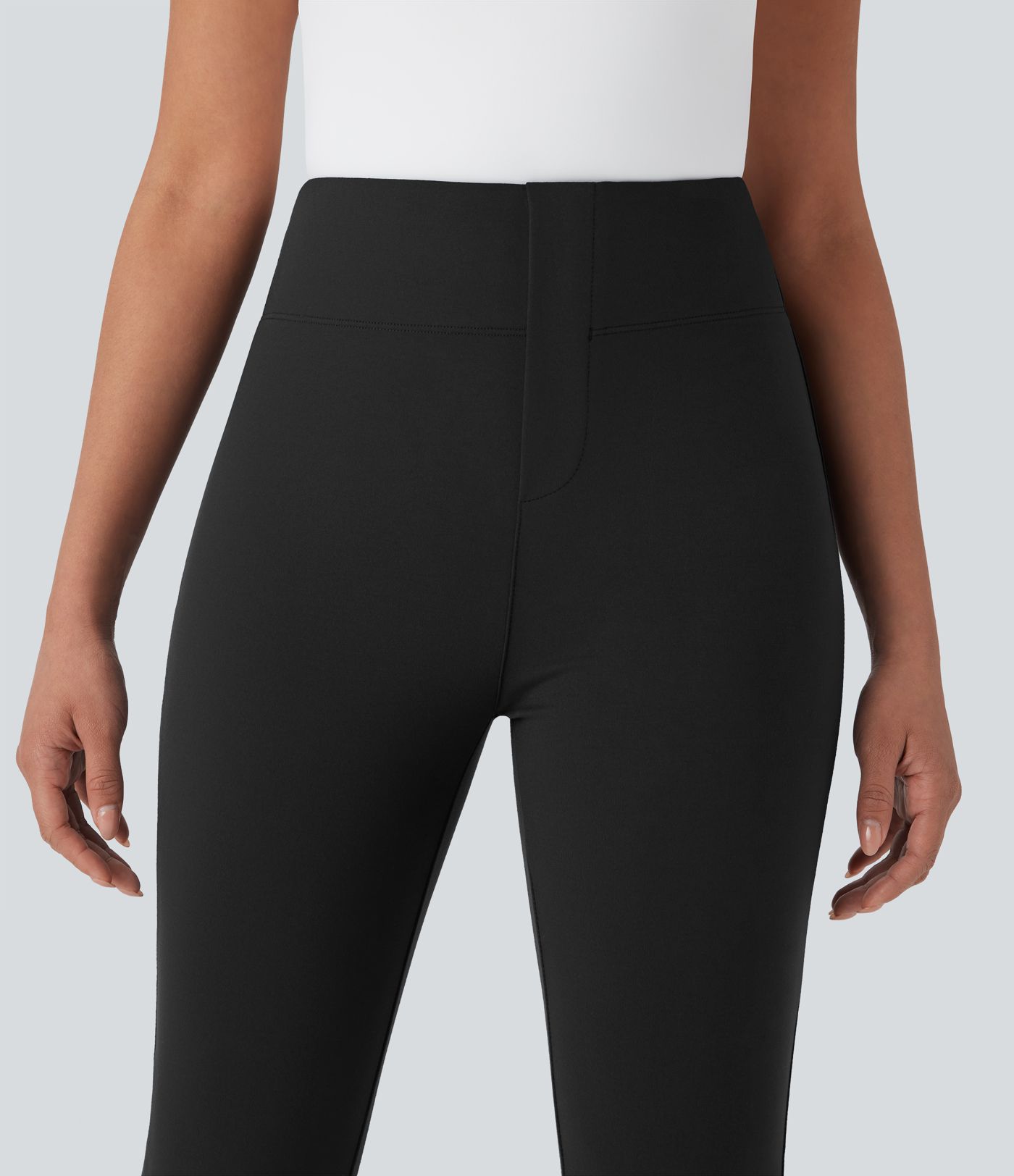 Halara Flex™ SculptKnit High Waisted Pocket Tapered Cropped Work Pants