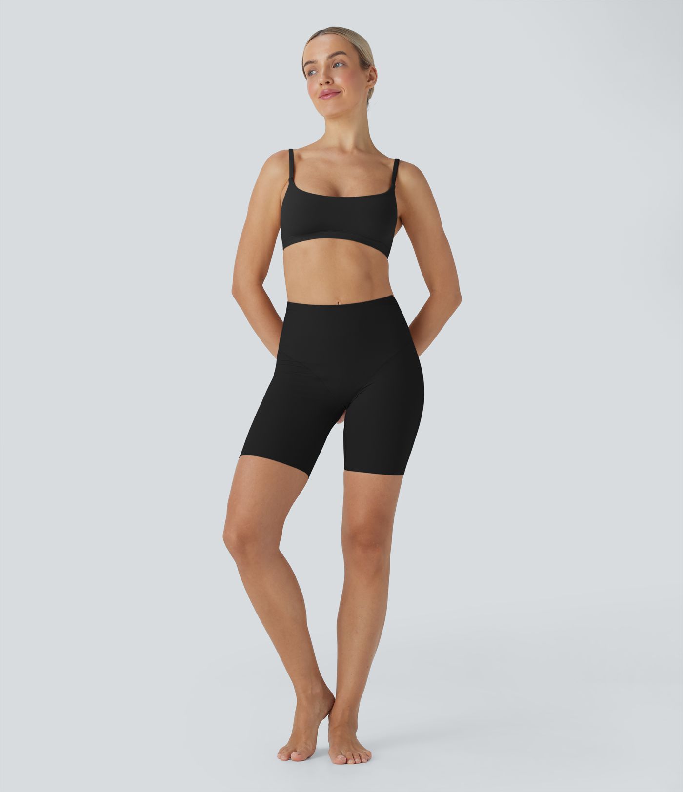 High Stretch Tummy Control Low Back Shapewear Lounge Boy Shorts High Stretch Tummy Control Low Back Shapewear Lounge Boy Shorts