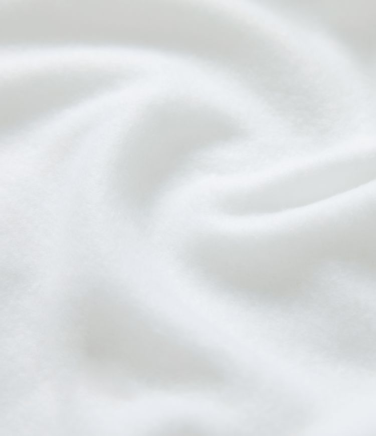 Sudadera polar capucha media cremallera manga larga