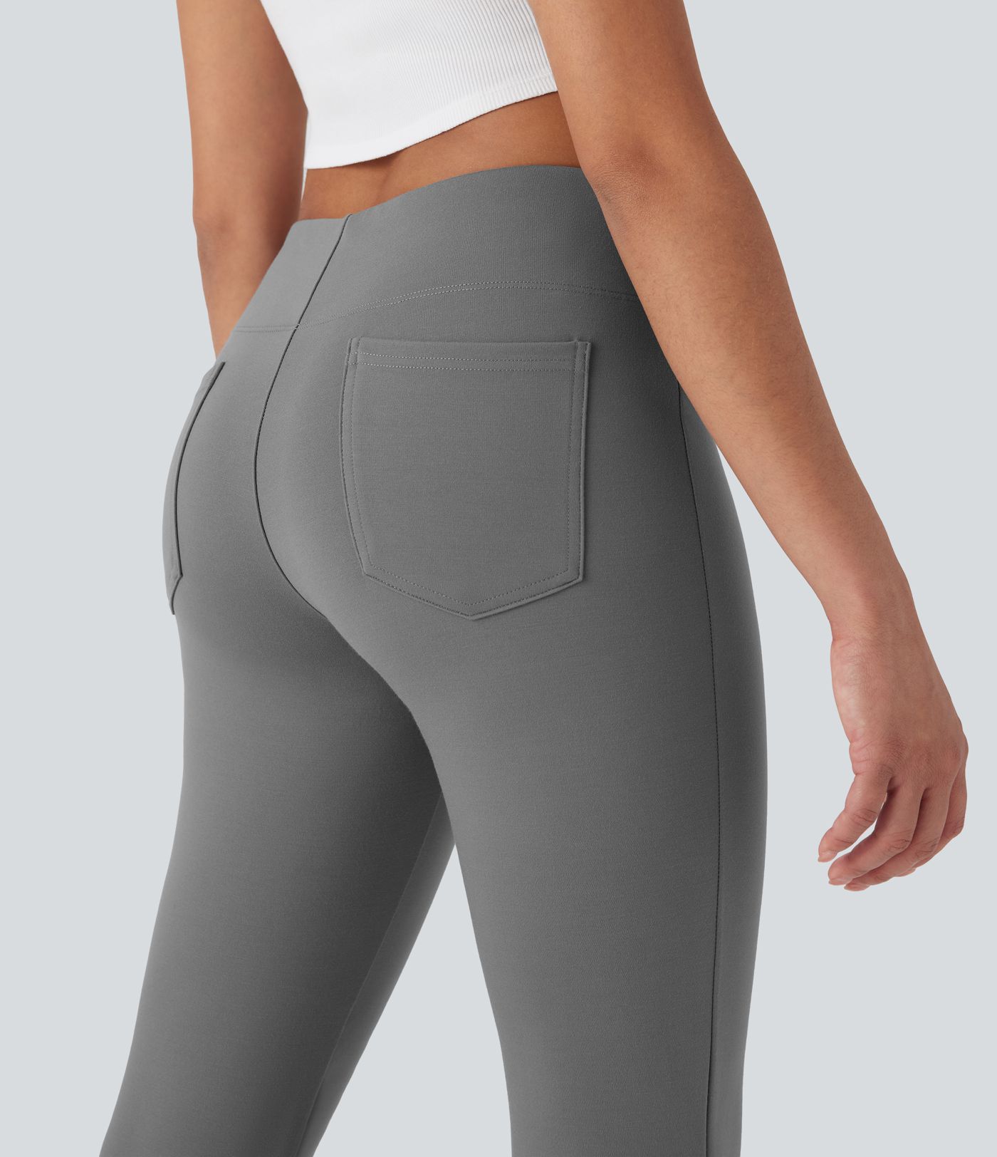 SculptKnit Low Rise Pocket Casual Pants