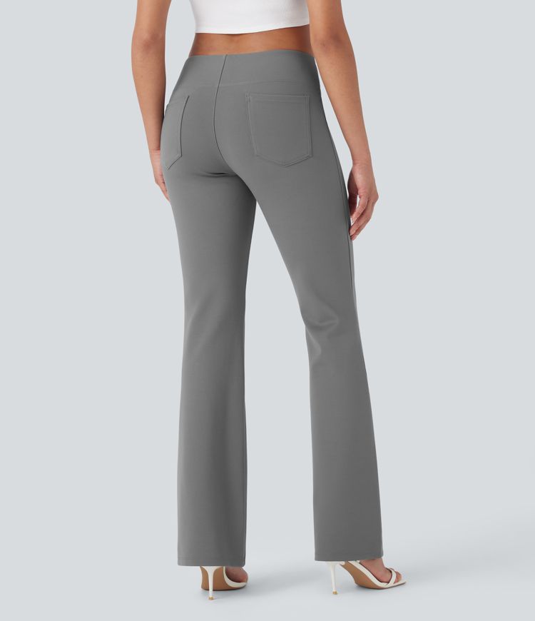 SculptKnit Low Rise Pocket Casual Pants