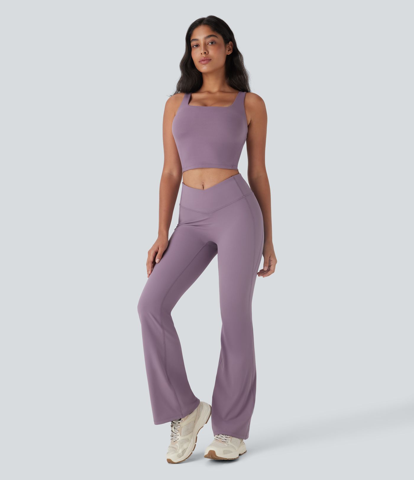 Leggings Halara UltraSculpt™ bell-bottom hiking pants UPF 50+ quick-drying with high-rise V-shaped waist with abdomen shaper and pockets