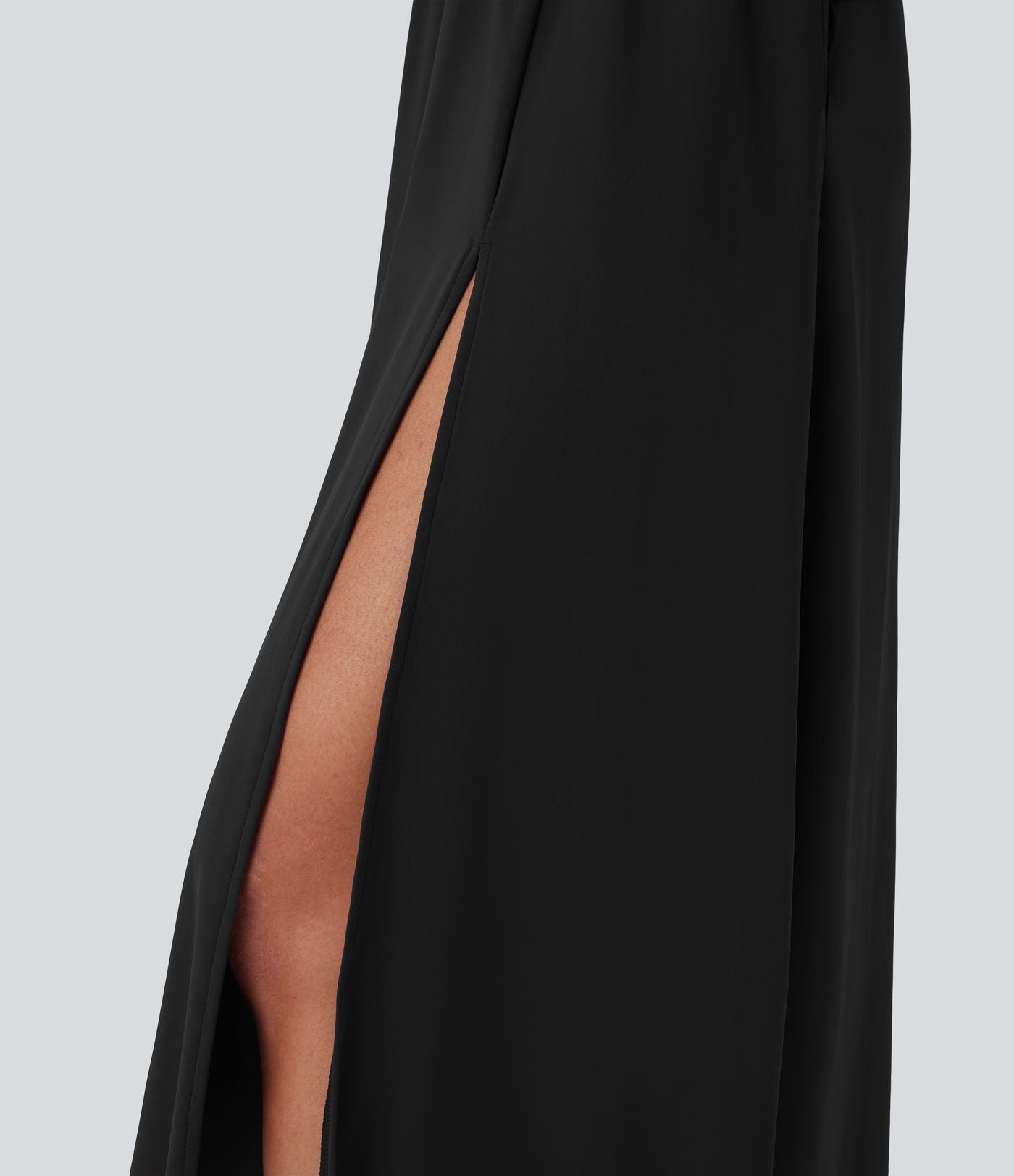 SoftlyZero™ Airy Racerback Cool Touch Casual Slip Dress with Pockets D-F Cups