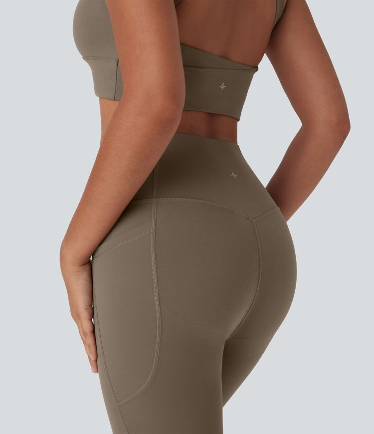 Halara UltraSculpt™ High Waisted Butt Lifting Tummy Control Shaping Training Biker Shorts 9'' with Pockets